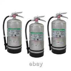 Amerex C260 6 Liter Wet Chemical Fire Extinguisher for Kitchen Use 3 Pack