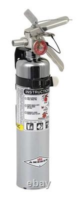 Amerex Fire Extinguisher ABC Dry Chemical 2.5 Pound Capacity B417TC Chrome
