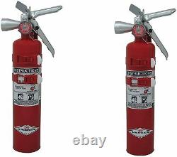 Amerex TYF B385TS, 2.5lb Halotron I Class B C Fire Extinguisher Pack of 2