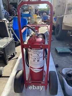 Amerex Wheeled 125LB AB Fire Extinguisher With Cart ($4,000+ New)