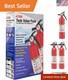 And DOT Approved Red Fire Extinguishers Dependable 2-Pack for Home Use