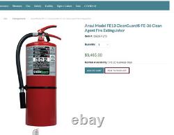 Ansul Model FE13 CleanGuard Clean Agent Fire Extinguisher (Certified)