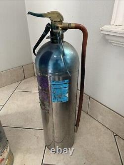 Antique American LaFrance Fire Extinguisher Elmira New York