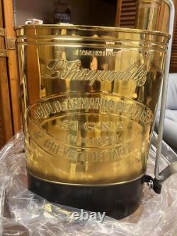 Antique Armando Del Taglia Backpack Sprayer Fire Extinguisher Italy Copper