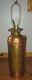 Antique Buffalo Copper Brass Fire Extinguisher Polished Lamp State of New York