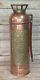 Antique Fire Extinguisher Buffalo, New York, 1920's empty copper & brass