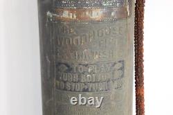 Antique The Woodhouse Fire Extinguisher Copper Metal Extinguisher New York Empty