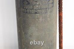 Antique The Woodhouse Fire Extinguisher Copper Metal Extinguisher New York Empty