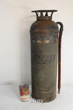 Antique The Woodhouse Fire Extinguisher Copper Metal Extinguisher New York Empty