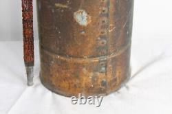 Antique The Woodhouse Fire Extinguisher Copper Metal Extinguisher New York Empty