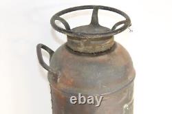 Antique The Woodhouse Fire Extinguisher Copper Metal Extinguisher New York Empty