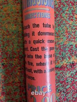 Antique VTG Rare The RAMSES Fire Extinguisher Tube Can Egyptian Manufacturing