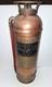 Antique copper brass The New Pittsburgh Fire extinguisher empty Rare