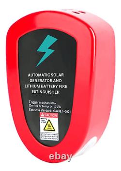 Automatic Fire Extinguisher for Solar Generators, Battery Boxes, Electrical Encl