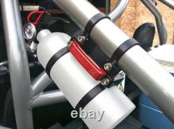 Axia Alloys Quick Release 2 lb. Fire Extinguisher with 2.0 Mount Bright Clear