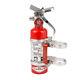 Axia Alloys Quick Release Fire Extinguisher & Clamps 1.4 LB Halotron Red