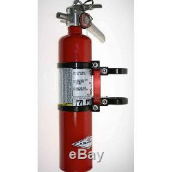 Axia Alloys Quick Release Fire Extinguisher & Clamps 2.5 LB Extinguisher