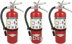 B500, 5Lb ABC Dry Chemical Class a B C Fire Extinguisher 3, 7.25 W X 4.25 D X