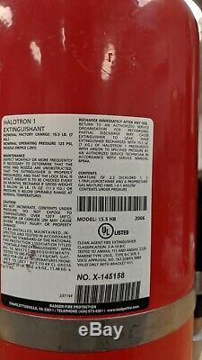 BADGER 15.5HB Fire Extinguisher, 2A10BC, Halotron, 15-1/2 lb