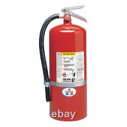 BADGER 20-MB-6H Fire Extinguisher, Steel, Red, ABC 36MA30