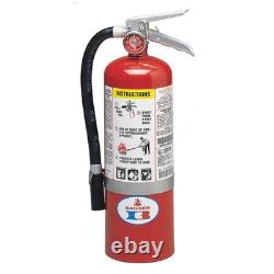 BADGER 5MB-6H Fire Extinguisher, Steel, Red, ABC 36MA27