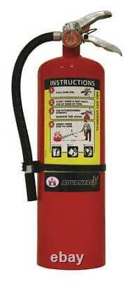 BADGER ADV-10 Fire Extinguisher, Steel, Red, ABC 36MA24