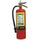 BADGER B10M-1-HF Fire Extinguisher, Steel, Red, ABC 20JK25