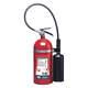 BADGER Fire Extinguisher, Aluminum, Red, BC 36MA36