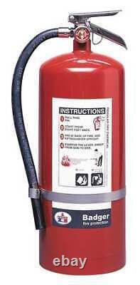 BADGER Fire Extinguisher, Steel, Red, BC 36MA34