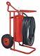 BADGER Wheeled Fire Extinguisher 150 lb Extinguisher Capacity, 240BC, Sodium B