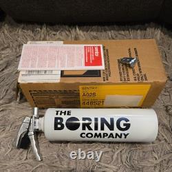 BRAND NEW The Boring Company Fire Extinguisher for Not-A-Flamethrower Elon Musk BRAND NEW The Boring Company Fire Extinguisher for Not-A-Flamethrower Elon Musk