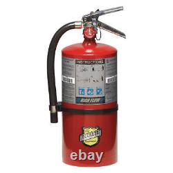 BUCKEYE 11350 Fire Extinguisher, Steel, Red, ABC 44YZ30