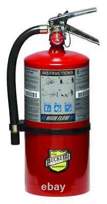 BUCKEYE 11350 Fire Extinguisher, Steel, Red, ABC 44YZ30