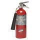 BUCKEYE 45100 Fire Extinguisher, Aluminum, Red, BC 35WT14