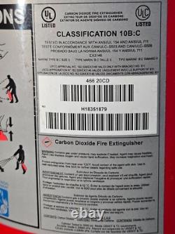 BUCKEYE 46600 Fire Extinguisher Aluminum 10BC 20LB 35WT17 (S1R4)