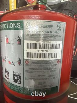 BUCKEYE FIRE EQUIPMENT 71100 FIRE EXTINGUISHER 1A10BC 11 SA HALOTRON I 11 Lb