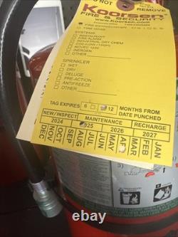 BUCKEYE FIRE EQUIPMENT 71100 FIRE EXTINGUISHER 1A10BC 11 SA HALOTRON I 11 Lb