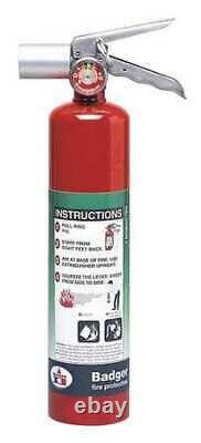 Badger 2.5Hb-2 Fire Extinguisher, 2BC, Halotron, 2.5 Lb