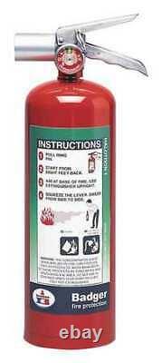 Badger 5Hb-2 Fire Extinguisher, 5BC, Halotron, 5 Lb