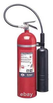 Badger B15v Fire Extinguisher, 10BC, Carbon Dioxide, 15 Lb