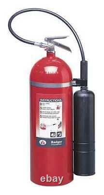 Badger B20v Fire Extinguisher, 10BC, Carbon Dioxide, 20 Lb