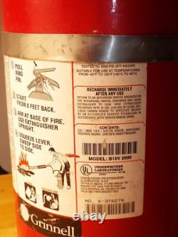 Badger Carbon Dioxide C02 10lb Fire Extinguisher B10V
