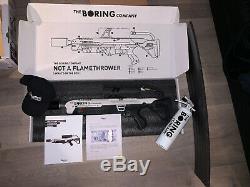 Boring Company Not-A-Flamethrower & Fire Extinguisher (Both Never Fired) + HAT
