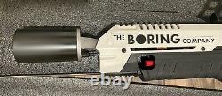 Boring Company Not A Flamethrower with Manual, $5 bill and NIB Fire Extinguisher
