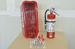 Brand New 5lb Red Fire Extinguisher Cabinet And 5lb Abc Fire Extinguisher Combo