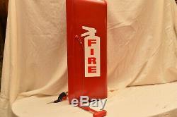 Brand New 5lb Red Fire Extinguisher Cabinet And 5lb Abc Fire Extinguisher Combo