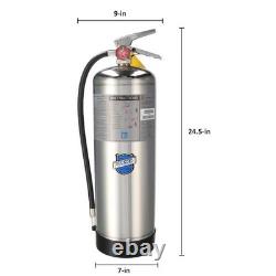 Buckeye 50000 2.5 Gallon 2-A Water Fire Extinguisher Stainless Steel 100 PSI-