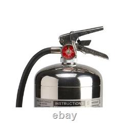 Buckeye 50000 2.5 Gallon 2-A Water Fire Extinguisher Stainless Steel 100 PSI-