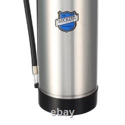 Buckeye 50000 2.5 Gallon 2-A Water Fire Extinguisher Stainless Steel 100 PSI-