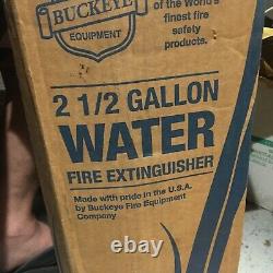 Buckeye 50000 Fire Extinguisher 2A Water 2.5 Gal 20 lb Extinguisher Capacity